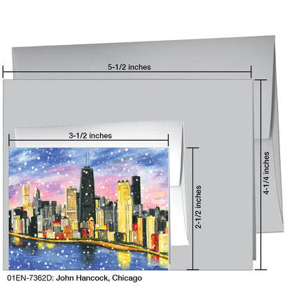 John Hancock, Chicago, Greeting Card (7362D), Enclosure, printedcanvas.com