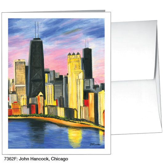 John Hancock, Chicago, Greeting Card (7362F), A2 Card Front, www.printedcanvas.com
