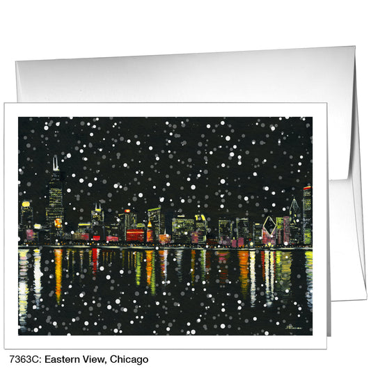 Eastern View, Chicago, Greeting Card (7363C), A2, printedcanvas.com