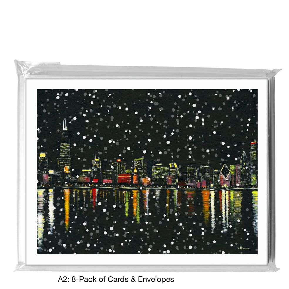 Eastern View, Chicago, Greeting Card (7363C), A2 8-Pack, printedcanvas.com