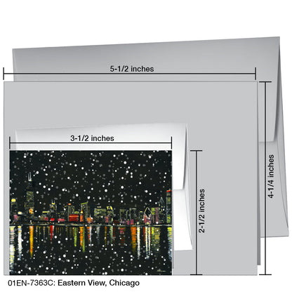 Eastern View, Chicago, Greeting Card (7363C), Enclosure, printedcanvas.com