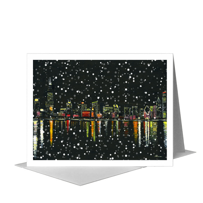 Eastern View, Chicago, Greeting Card (#7363C), A2 Card Front, www.printedcanvas.com