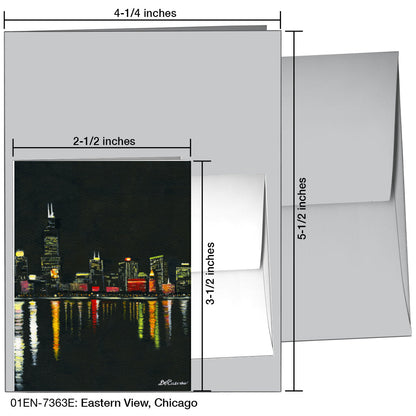 Eastern View, Chicago, Greeting Card (7363E), Enclosure, printedcanvas.com