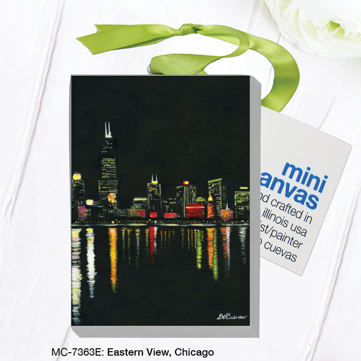 Eastern View, Chicago, Mini Canvas (MC-7363E), Front, printedcanvas.com