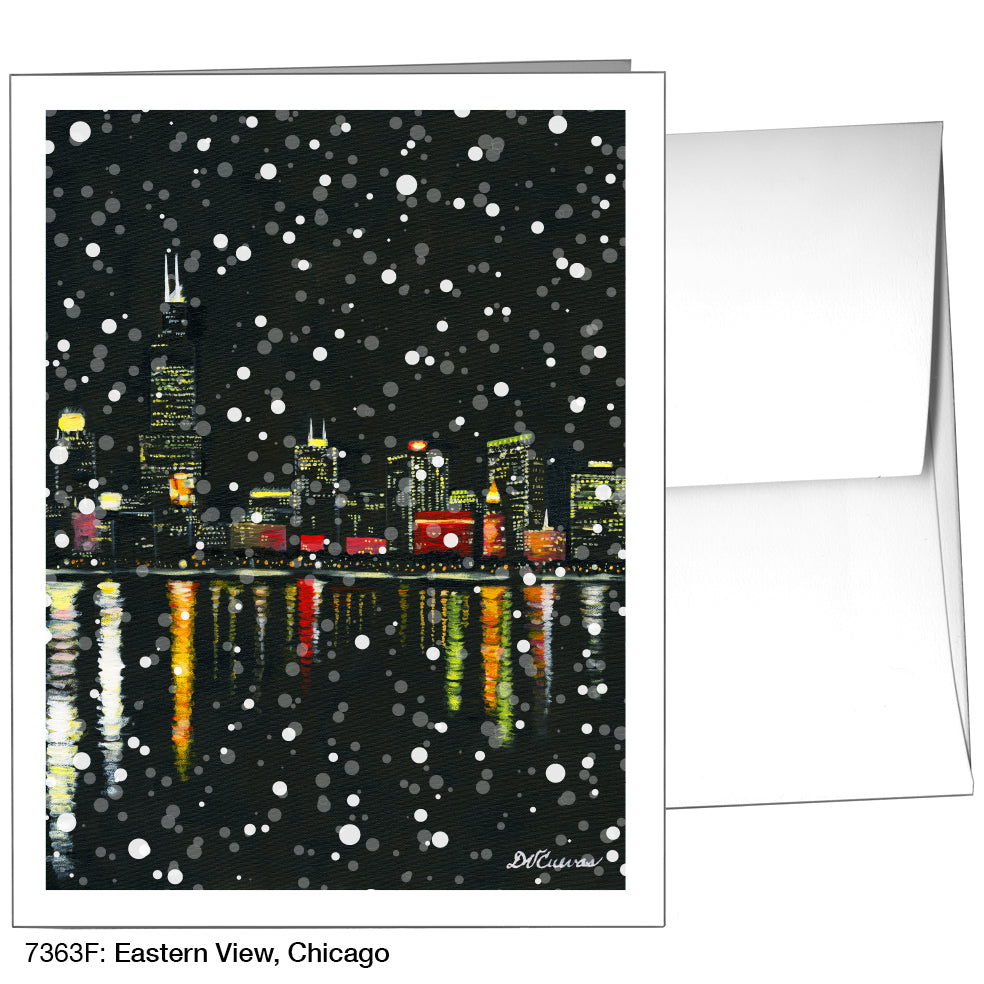 Eastern View, Chicago, Greeting Card (7363F), A2, printedcanvas.com
