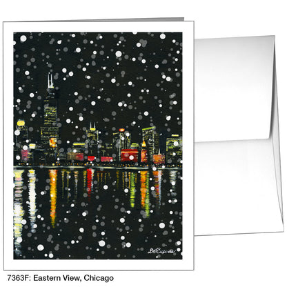 Eastern View, Chicago, Greeting Card (7363F), A2, printedcanvas.com