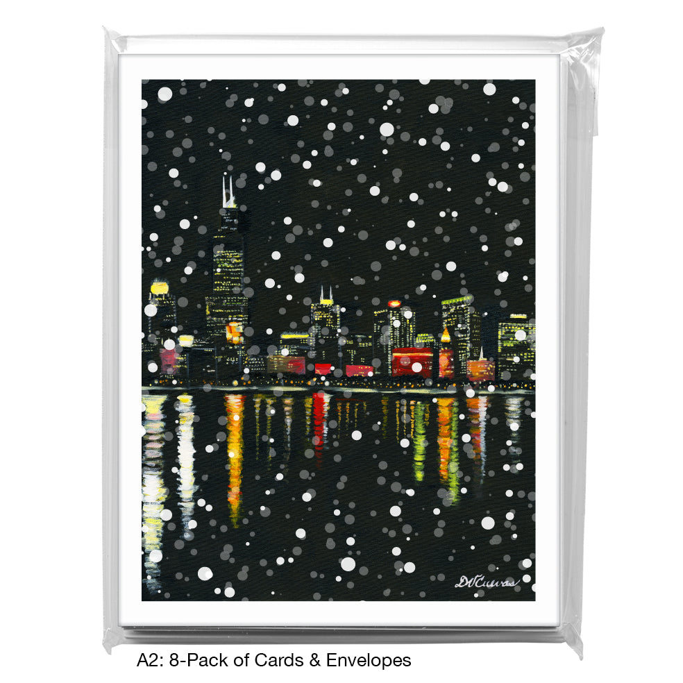 Eastern View, Chicago, Greeting Card (7363F), A2 8-Pack, printedcanvas.com
