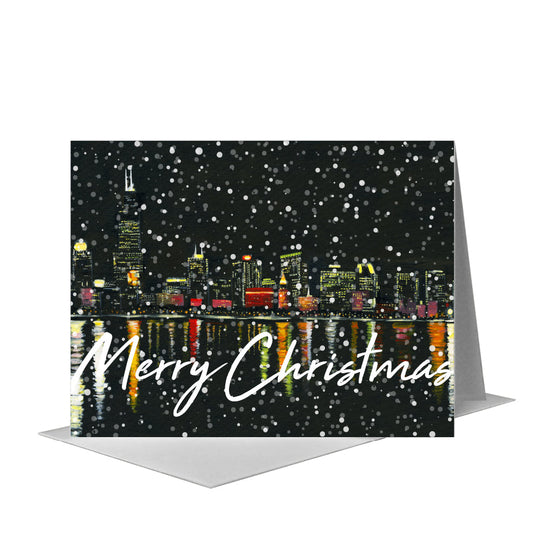 Eastern View, Chicago, Greeting Card (#7363J) A2 Card Front, www.printedcanvas.com
