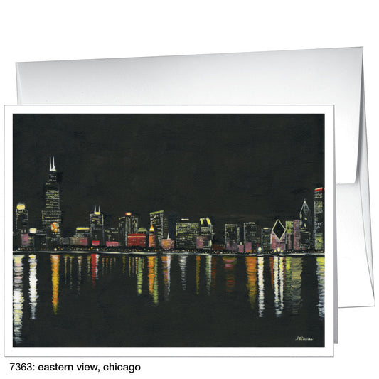 Eastern View, Chicago, Greeting Card (7363A), A2 Card Front, www.printedcanvas.com