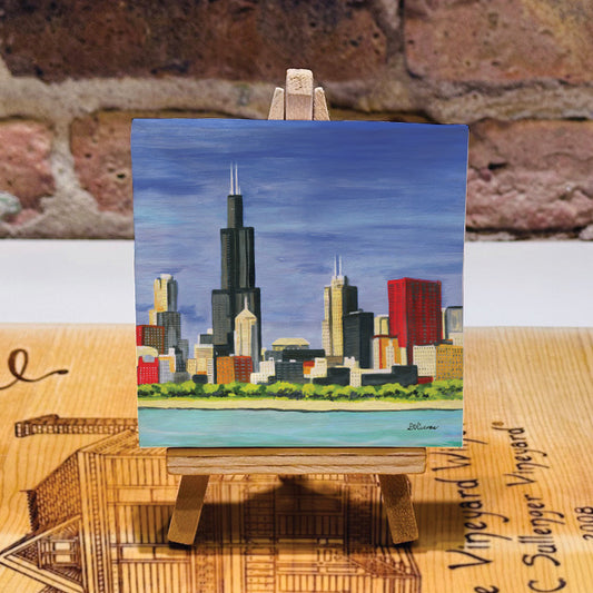 Willis Tower, Chicago, Mini Artwork (MA-7364A)