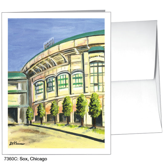 Sox, Chicago, Greeting Card (7360C), A2 Card Front, www.printedcanvas.com