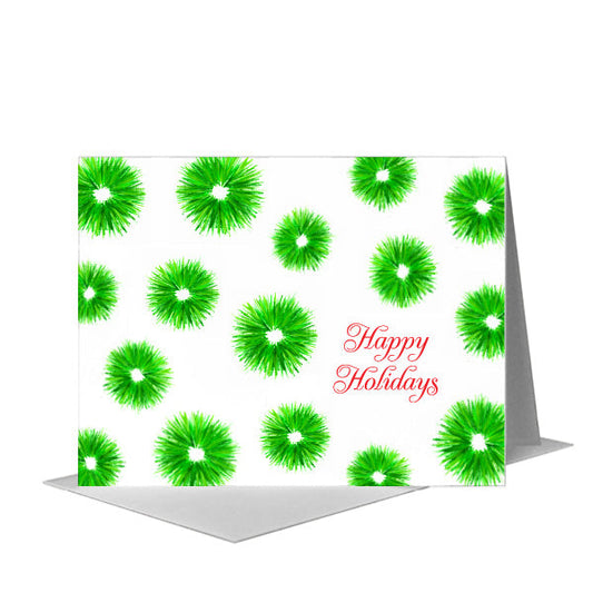 Shades of Green, Greeting Card (#7369E) A2 Card Front, www.printedcanvas.com