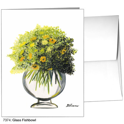 Glass Fishbowl, Greeting Card (7374A), A2 Card Front, www.printedcanvas.com