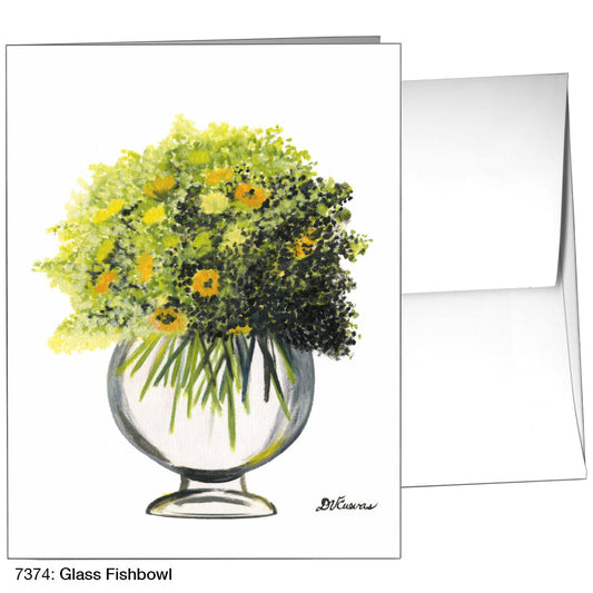 Glass Fishbowl, Greeting Card (7374), A2, printedcanvas.com