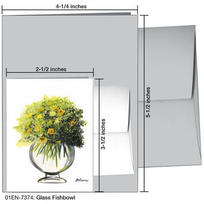 Glass Fishbowl, Greeting Card (7374A), Enclosure Card, www.printedcanvas.com