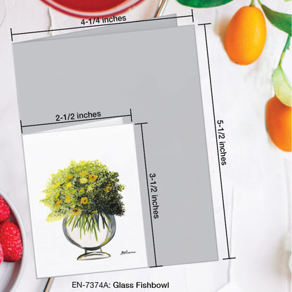 Glass Fishbowl, Greeting Card (#7374A)