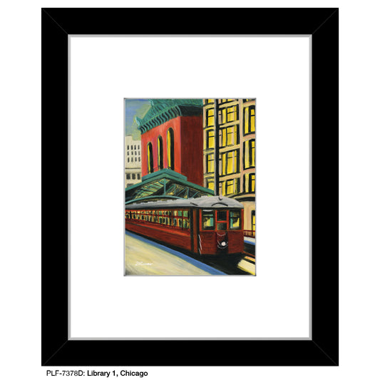 Library 1, Chicago, Print (#7378D)