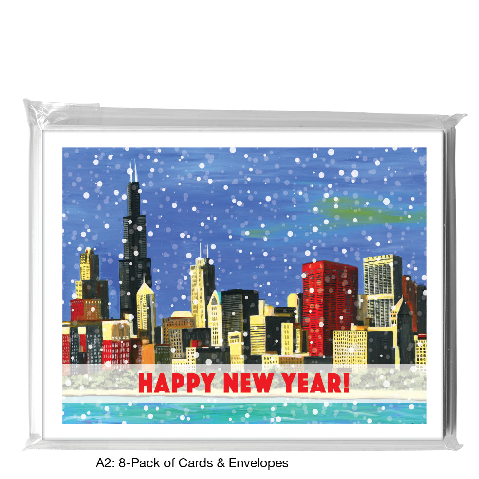 Lakefront, Chicago, Greeting Card (7379A)