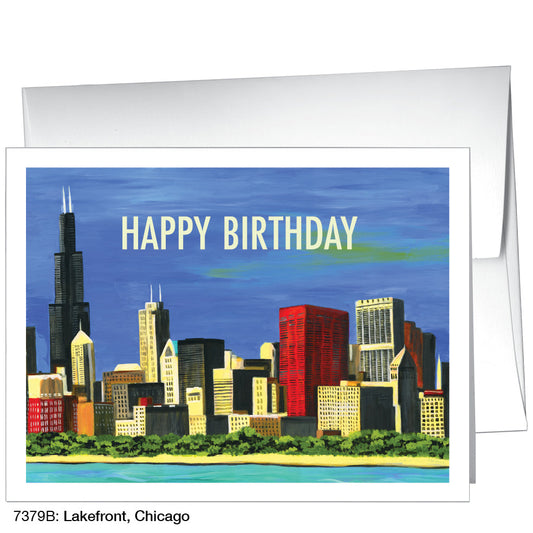 Lakefront, Chicago, Greeting Card (7379B), A2, printedcanvas.com
