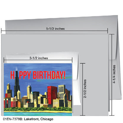 Lakefront, Chicago, Greeting Card (7379B), Enclosure Card, printedcanvas.com