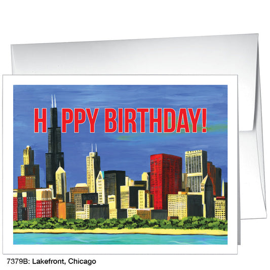 Lakefront, Chicago, Greeting Card (7379B)