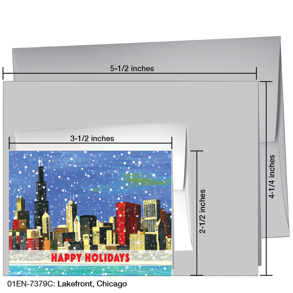Lakefront, Chicago, Greeting Card (7379C)