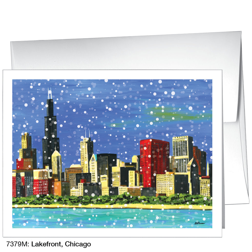 Lakefront, Chicago, Greeting Card (7379M), A2, printedcanvas.com