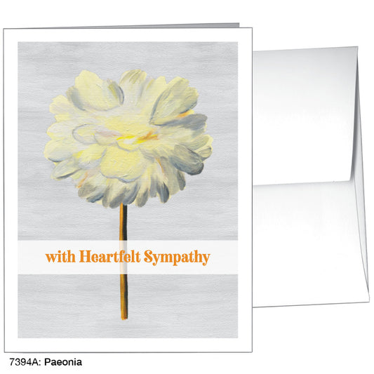 Paeonia, Greeting Card (7394A), A2 Card Front, www.printedcanvas.com