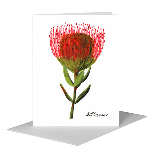 Scarlet Ribbon, Greeting Card (#7399A) A2 Card Front, www.printedcanvas.com