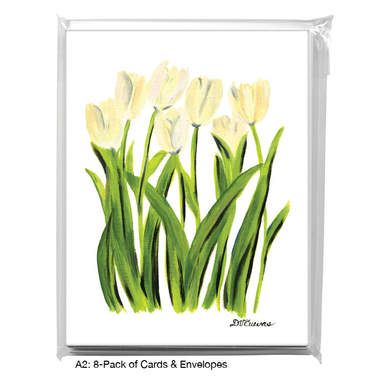 Tulipa Cultivar, Greeting Card (7401A), A2 8-Pack, printedcanvas.com