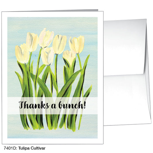 Tulipa Cultivar, Greeting Card (7401D), A2 Card Front, www.printedcanvas.com