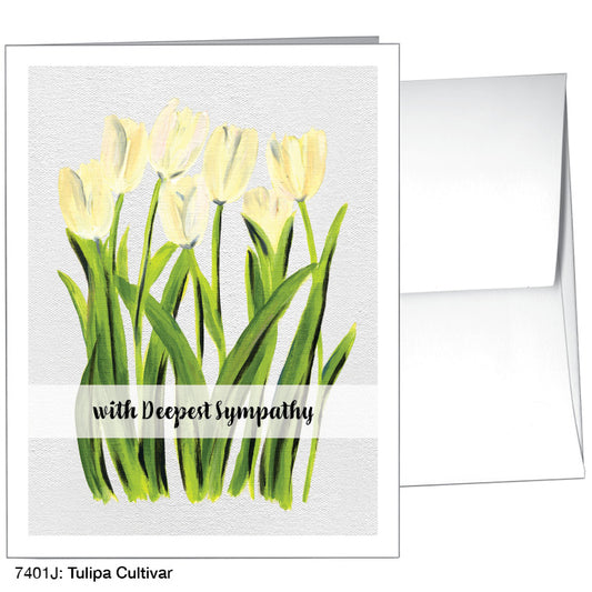 Tulipa Cultivar, Greeting Card (7401J), A2 Card Front, www.printedcanvas.com