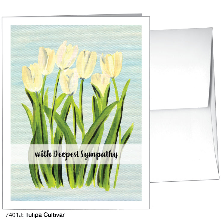 Tulipa Cultivar, Greeting Card (7401J), A2 Card Front, www.printedcanvas.com