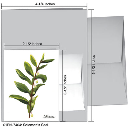 Solomon's Seal, Greeting Card (7404), Enclosure, printedcanvas.com