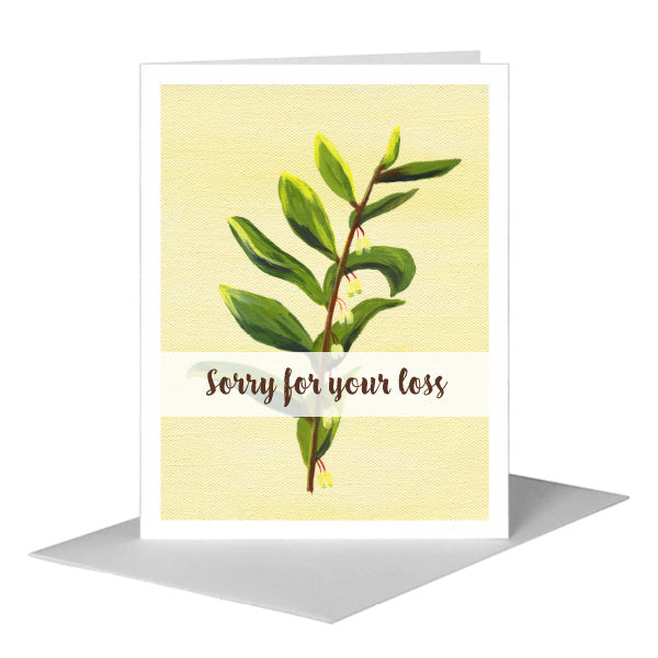 Solomon's Seal, Greeting Card (#7404C) A2 Card Front, www.printedcanvas.com