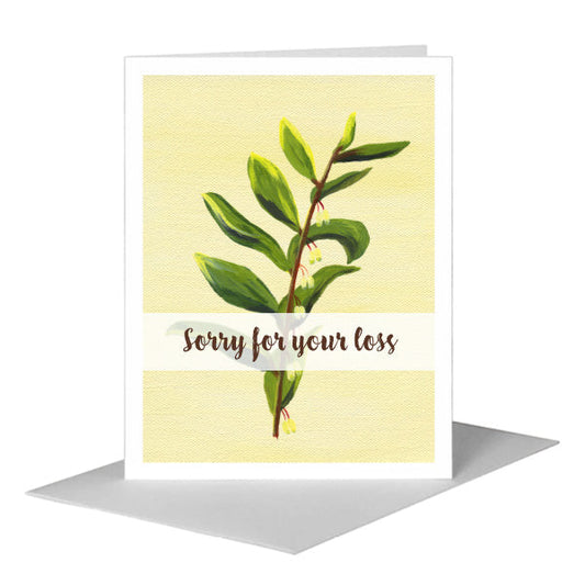 Solomon's Seal, Greeting Card (#7404C) A2 Card Front, www.printedcanvas.com