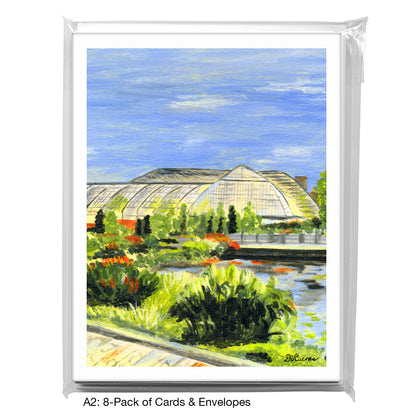 Garfield Park Conservatory, Chicago, Greeting Card (7412A)