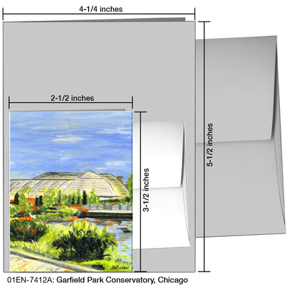 Garfield Park Conservatory, Chicago, Greeting Card (7412A)