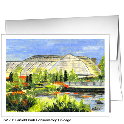 Garfield Park Conservatory, Chicago, Greeting Card (7412B)
