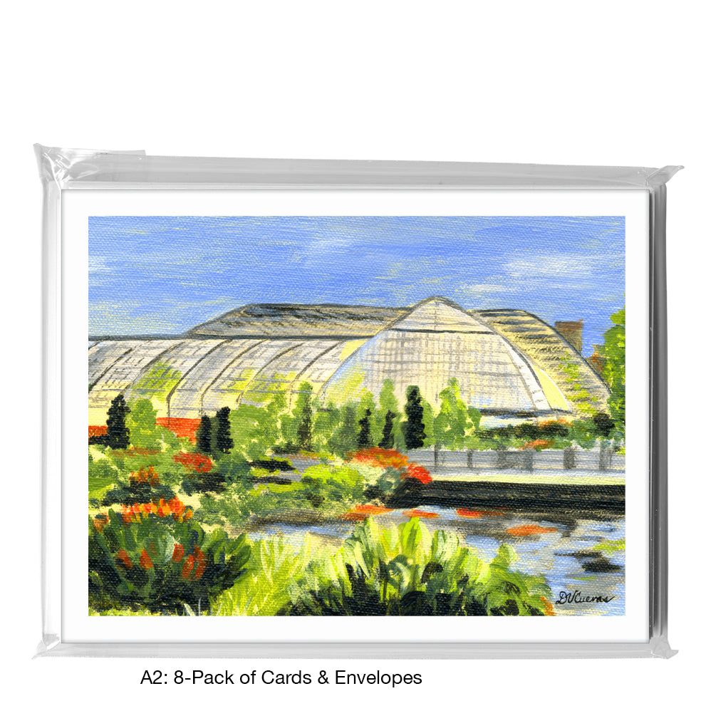 Garfield Park Conservatory, Chicago, Greeting Card (7412B)