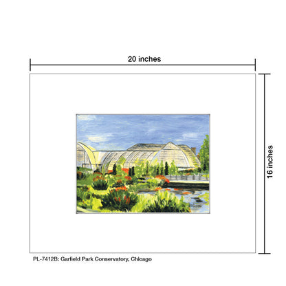Garfield Park Conservatory, Chicago, Print (#7412B)