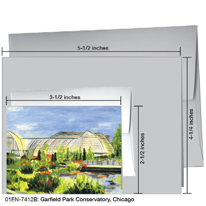 Garfield Park Conservatory, Chicago, Greeting Card (7412B)