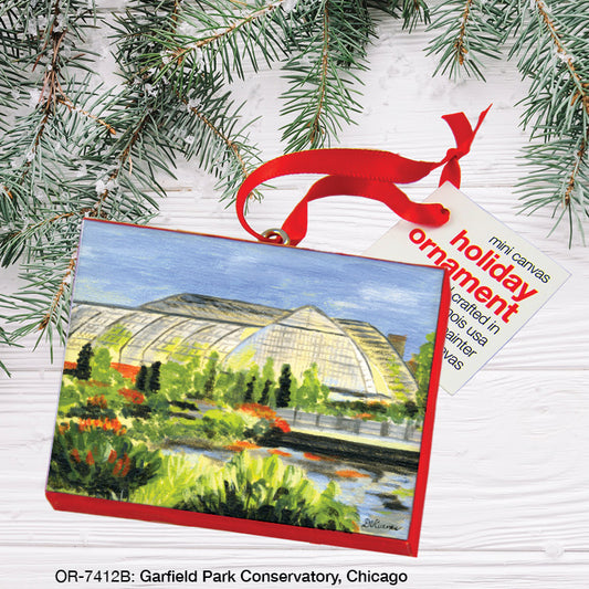 Garfield Park Conservatory, Chicago, Ornament (OR-7412B), Front, printedcanvas.com
