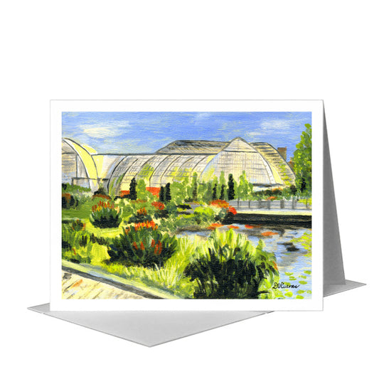 Garfield Park Conservatory, Chicago, Greeting Card (#7412B) A2 Card Front, www.printedcanvas.com