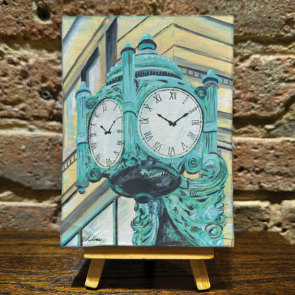 Marshall Fields Clock, Chicago, Mini Artwork (MA-7414E)