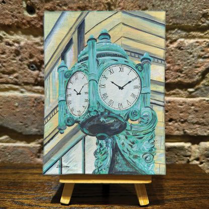 Marshall Fields Clock, Chicago, Mini Artwork (MA-7414E)