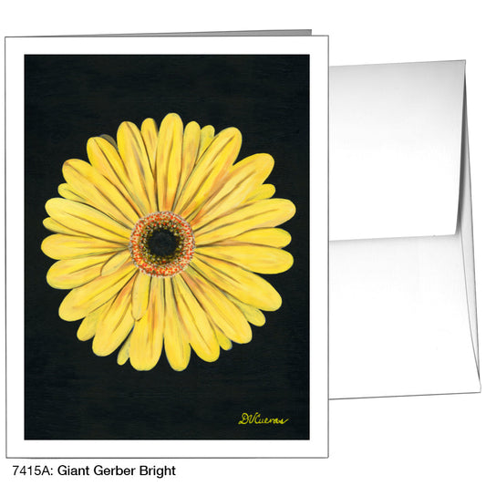 Giant Gerber Bright, Greeting Card (7415A), A2, printedcanvas.com