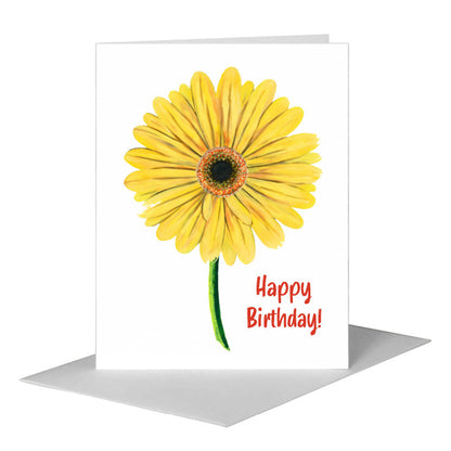 Giant Gerber Bright, Greeting Card (#7415C), A2 Card Front, www.printedcanvas.com