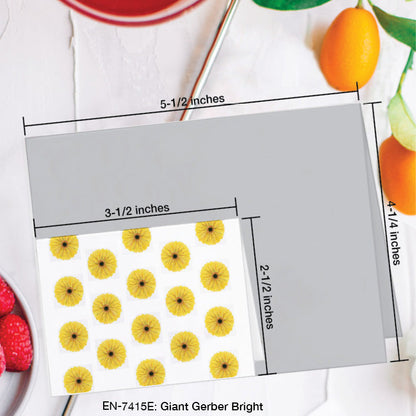 Giant Gerber Bright, Greeting Card (7415E), Enclosure Card, www.printedcanvas.com