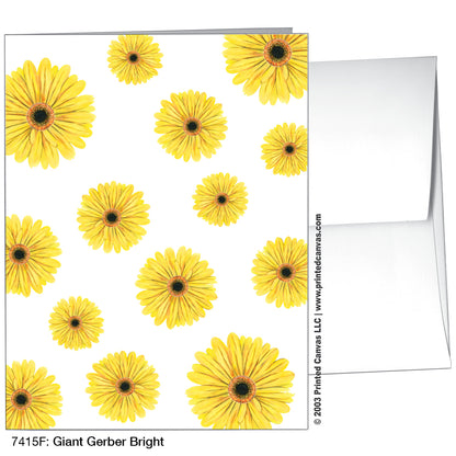 Giant Gerber Bright, Greeting Card (#7415F)